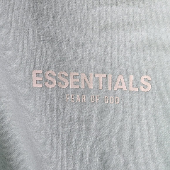 Fear of God Essentials Sweatshirt Light Green Men ● L - Picture 4 of 4